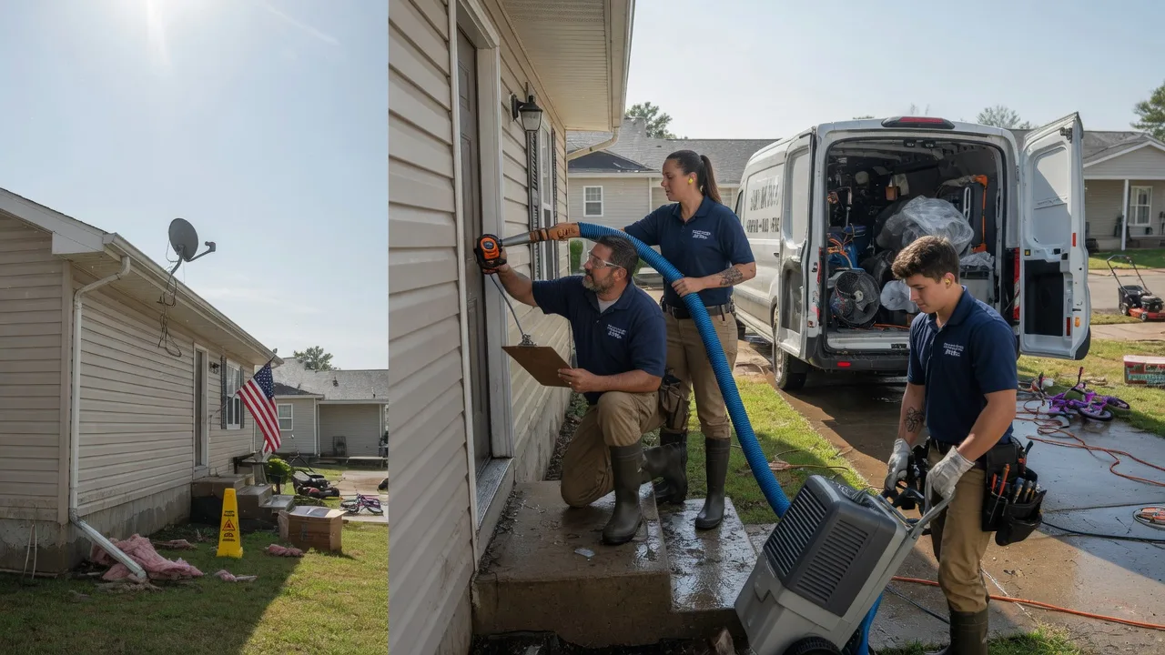 Ceiling Water Damage Restoration in Concordia, KS near me